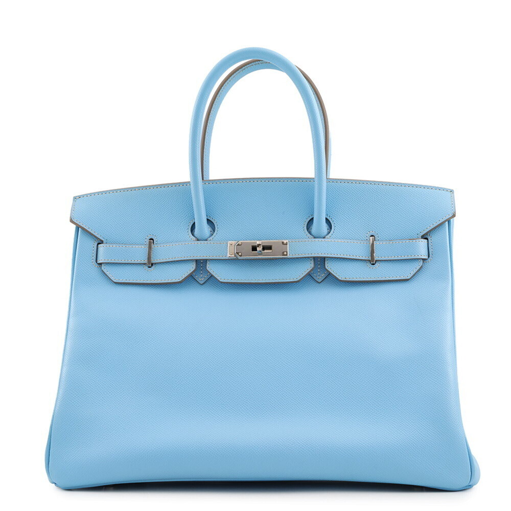 Hermes Birkin 35 Candy Celeste Mykonos Epsom □N stamp HERMES handbag women's